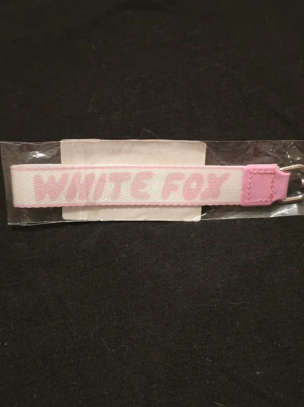 White Fox Boutique Next Level Strap Keychain - Pink (NWT)